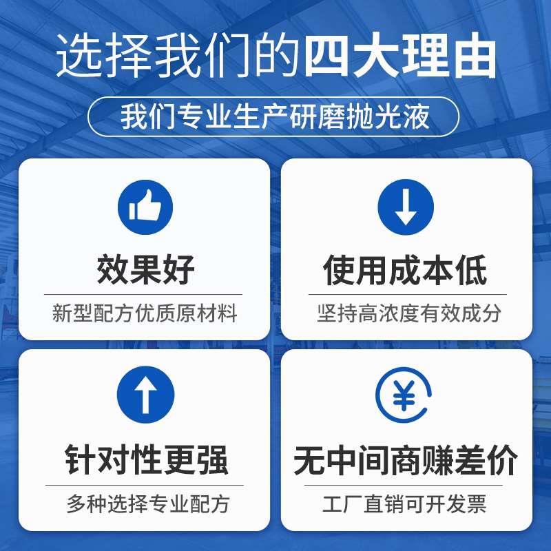 振动研磨机抛光液金属光亮剂研磨液清洗剂铝不锈钢增亮磁力抛光剂