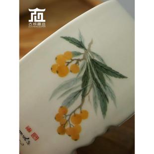家商用中式 草木灰釉提梁大容量1.4升烧水煮茶器白陶壶电陶炉套装
