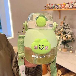 水杯大容量女生儿童学生耐高温塑料水壶水瓶吸管杯子高颜值大肚杯