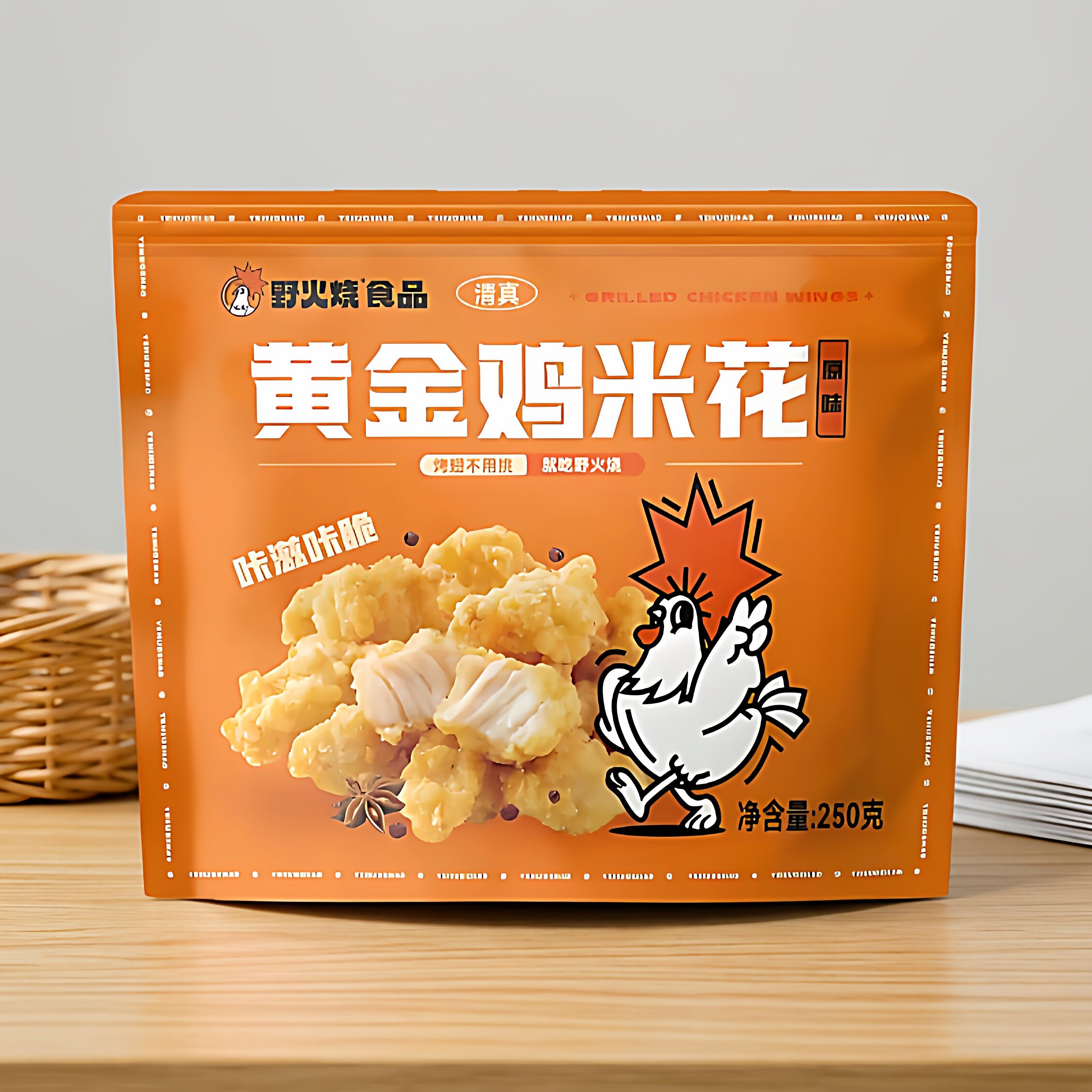 黄金鸡米花半成品冷冻家庭装空气炸锅食材油炸小吃鸡块商用盐酥鸡