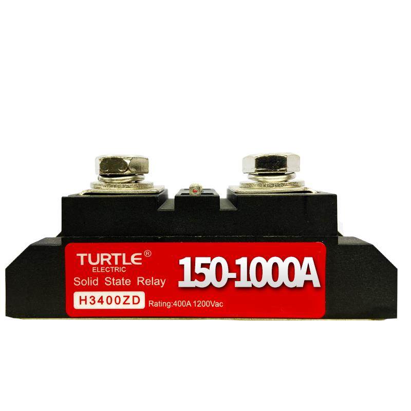 工业级大电流固态继电器H3150ZD200A300A继电器模块控制器散热器