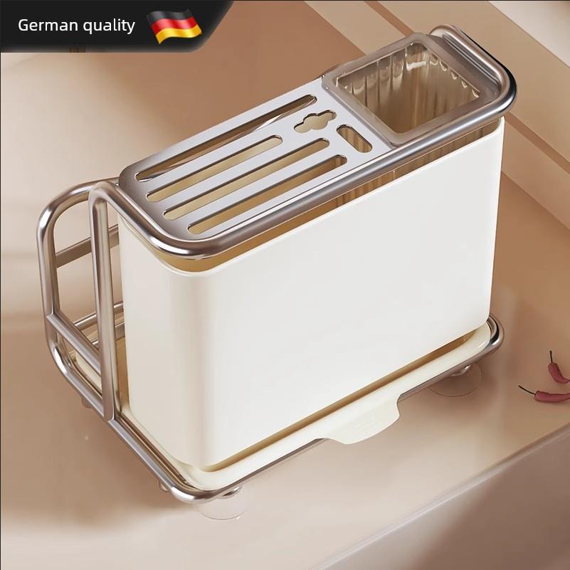 德国2025新型厨刀架储物架多功能高价值刀、菜板、菜板、筷子桶一