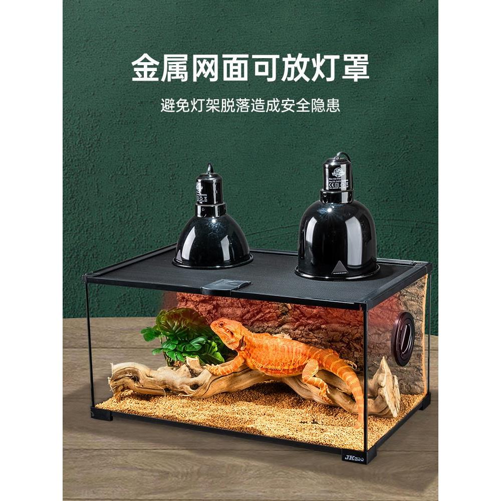 jkzoo爬宠玻璃饲养箱角蛙蜘蛛蜥蜴睫角守宫甲虫水龟饲养盒爬虫缸