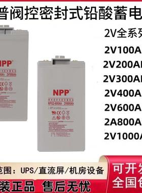 NPP耐普蓄电池NPG2-300AH 2V200 2V600 2V800 2V1000电厂后备电源