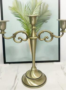 采购产品圣诞烛台金色和银色黑色烛台浪漫的礼物烛光晚餐餐桌婚礼