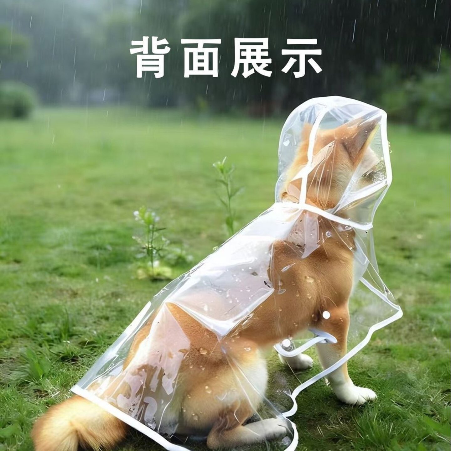 狗狗雨衣专用大狗泰迪中小型犬专用透明雨披防水防脏四脚宠物衣服
