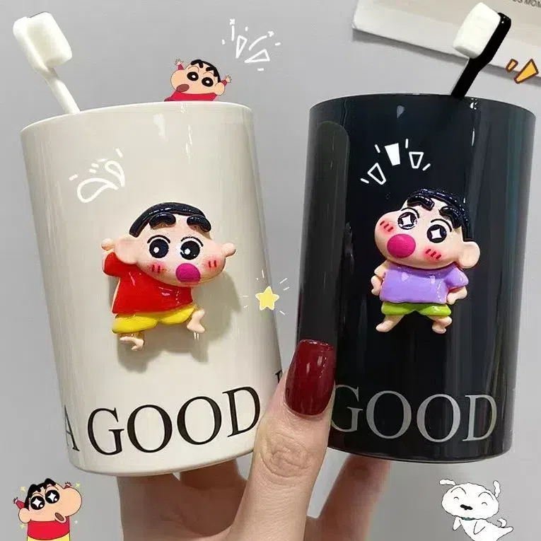 可爱蜡笔小新高级洗漱情侣