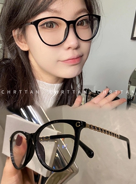 CHRTTAN 懒人精致神器！26ss 链条字母窄边方形防晒遮阳墨镜 男女