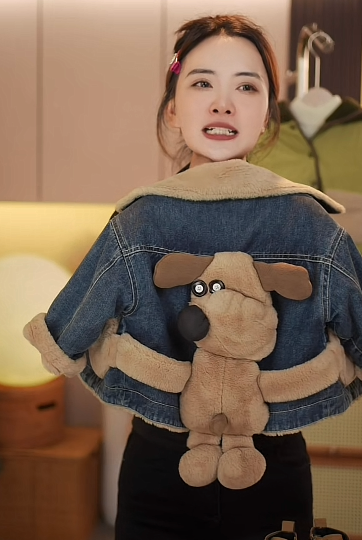 2025新款冬季儿童抖音爆款网红牛仔棉衣加绒加厚洋气棉服复古外套