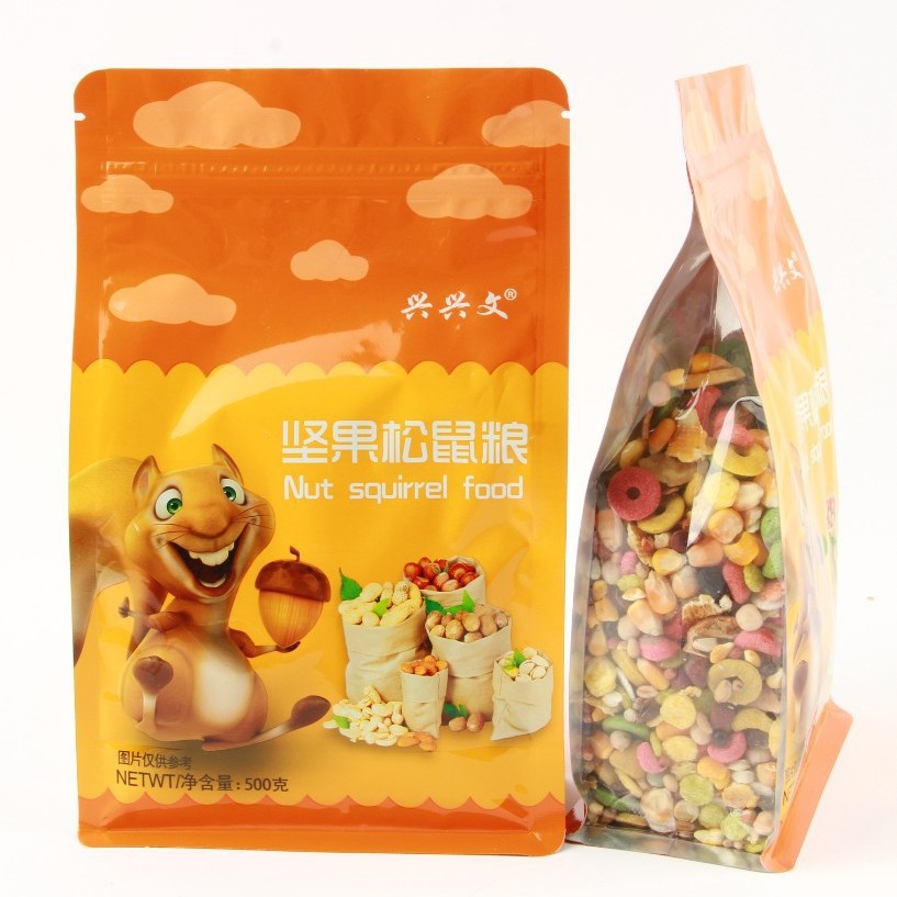 兴兴文松鼠粮食金花魔王粮食雪地图片