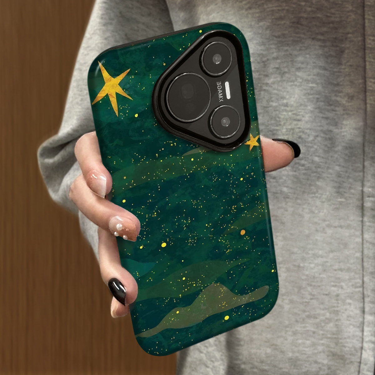 绿林星星适用华为华为Pura80pro手机壳huaweiPura70Ultra新款高级防摔p60套磨砂简约p40可爱韩系50菲林防摔,3C数码配件,手机保护套/壳,淘宝优惠券,粉丝福利购,淘宝优惠卷