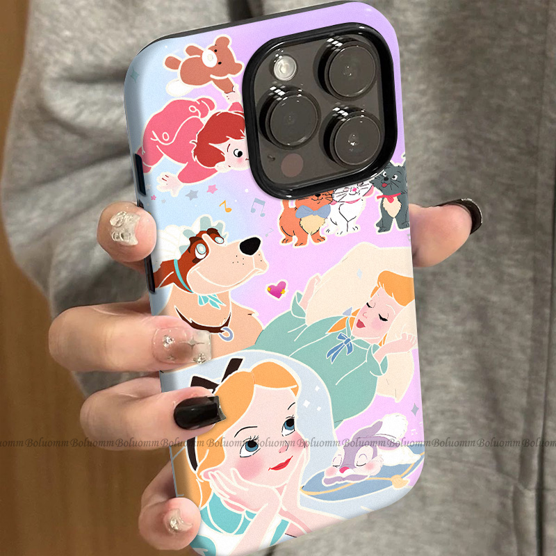 菲林适用于苹果17promax手机壳睡美人iphone12/13套硅胶14max全包防摔xs卡通日韩15plus网红新款女air潮牌6