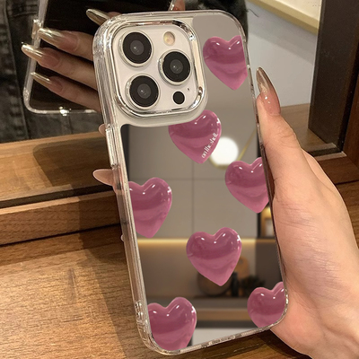 适用苹果14promax手机壳镜面新款