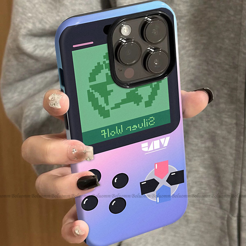 菲林适用于苹果17promax手机壳游戏机iphone12/13套硅胶14max全包防摔xs小众个性15plus网红新款女air潮牌6