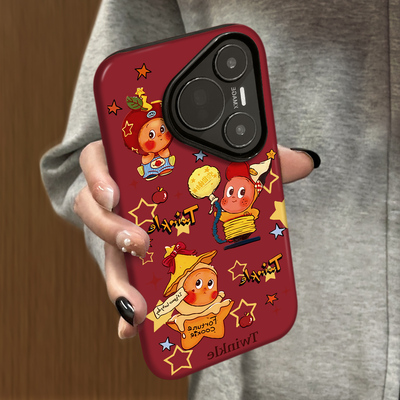 2026马年新年款适用华为Pura80pro手机壳huaweiPura80Ultra新款70高级红色p60套p40本命年50星星人