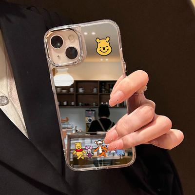 镜面新款全包高级感带镜子手机壳