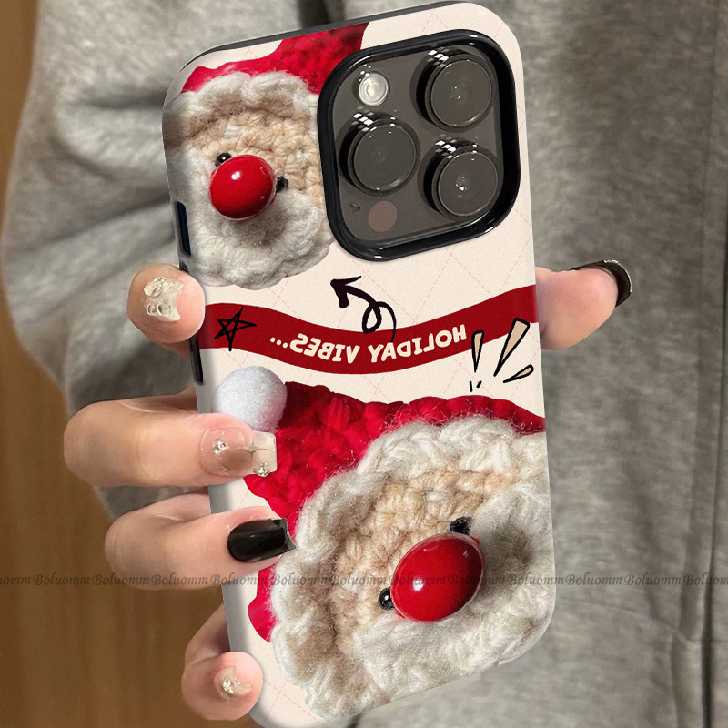 菲林适用于苹果17promax手机壳圣诞老人iphone12/13套硅胶14max全包防摔xs日韩欧美15plus网红新款女air潮牌6