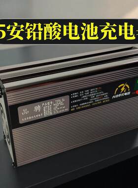 电动三轮车充电器60v45ah安48v72伏自动断电智能数显铅酸蓄电池通