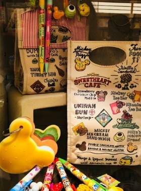 韩版ins笔袋女生初中简约日系卡通大容量可爱文具手提收纳袋