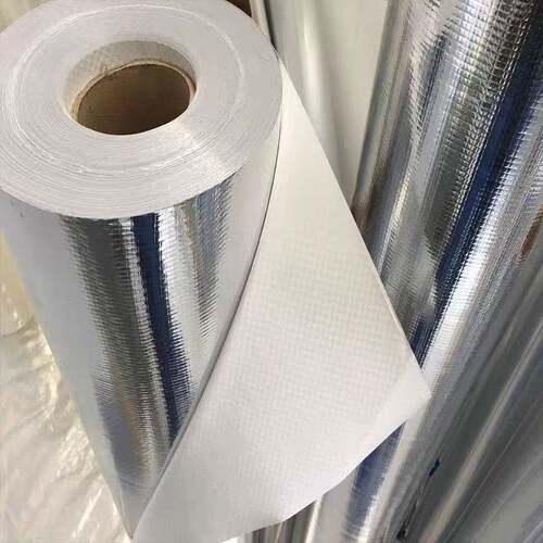 山西镀铝编织膜铝塑膜铝箔膜设备出口海运防潮真空膜