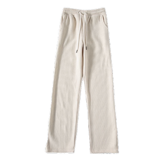 高中初中学生灯芯绒加绒裤子女秋冬季宽松直筒韩版显瘦阔腿休闲裤