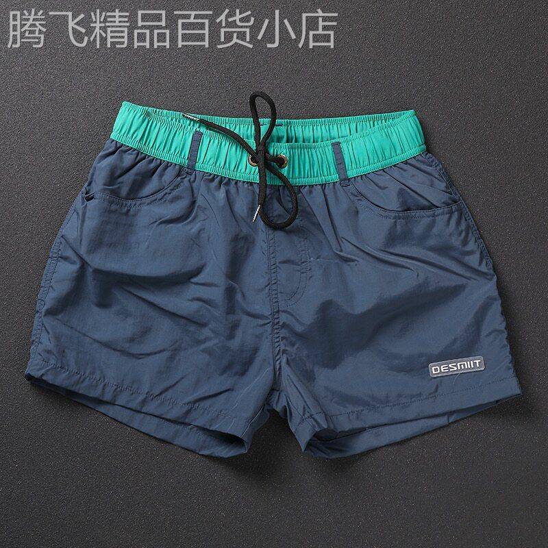 代购夏季休闲短裤潮男三分运动裤速干可下水沙滩裤青年多口袋度假