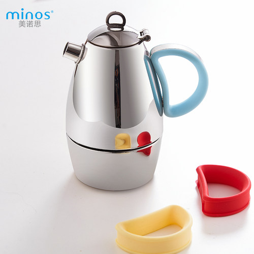 minos/美诺思不锈钢摩卡壶咖啡壶