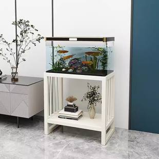 适用小米鱼缸架子承重底座当贝鱼缸桌专用底柜一体客厅花架置物架
