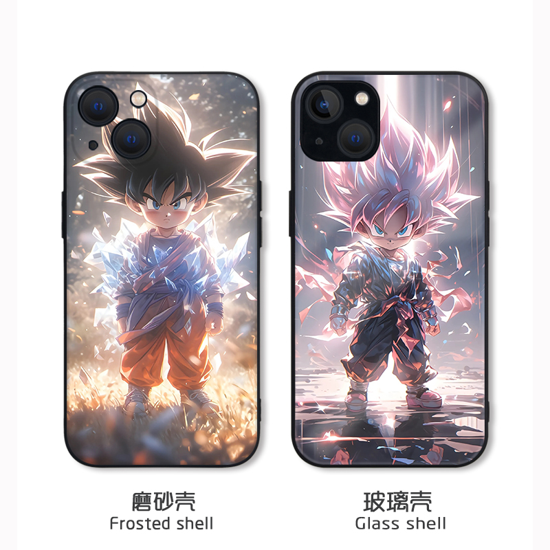 七龙珠苹果16手机壳iPhone15Pro悟空卡通13适用14promax小米14红米K70华为P70荣耀200三星OPPORENO12一加ACE3