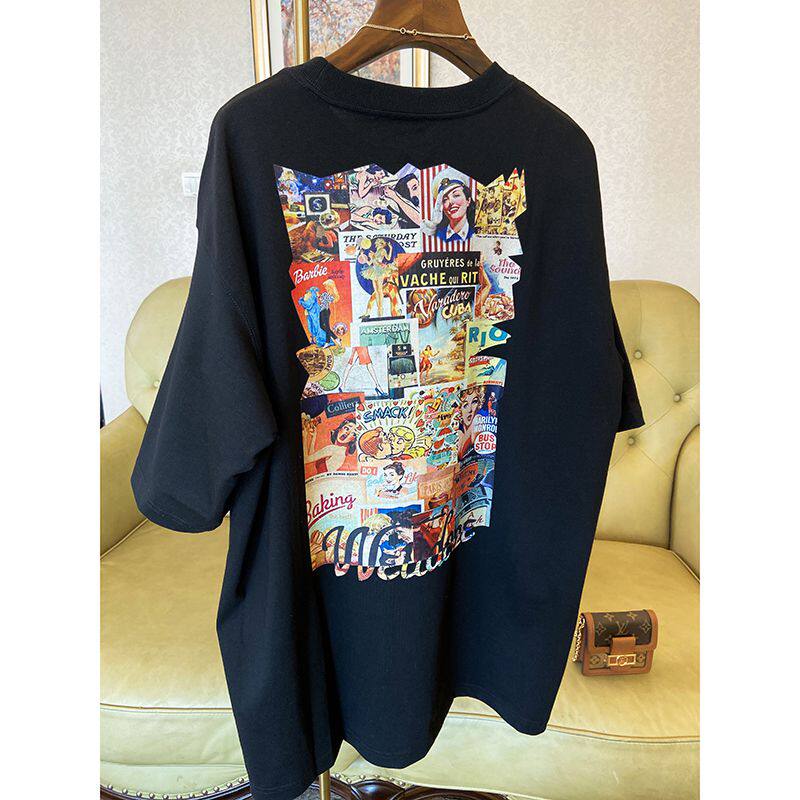 特 T恤感卫衣 买手蕞爱！时髦印花 宽松中长款棉质图案T恤 春夏女|msdalam kategori Butik wanita / wanita, baju-T - dari Buy2taobao.com untuk memberikan perkhidmatan ejen Taobao profesional membeli