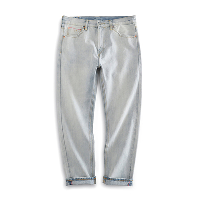 简约百搭九分裤牛仔裤刘福神赤耳