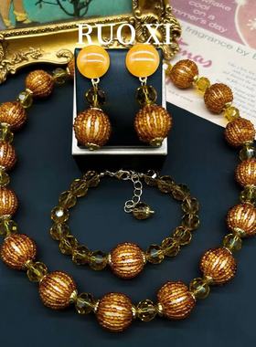 西洋vintage西洋复古玻璃米珠糖