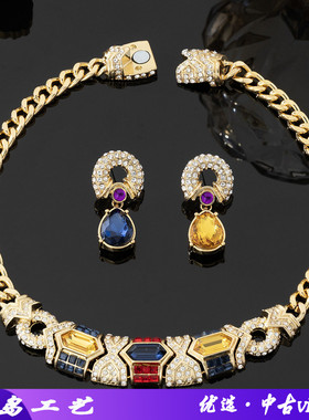 vintage项链欧美夸张复古中世纪