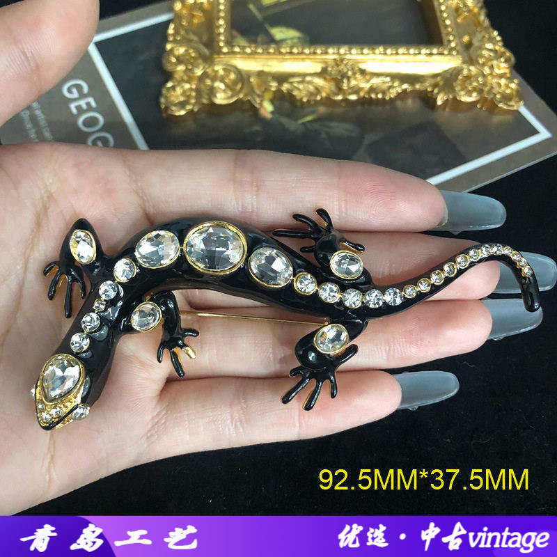 欧美西洋重工胸针可爱动物珐琅釉