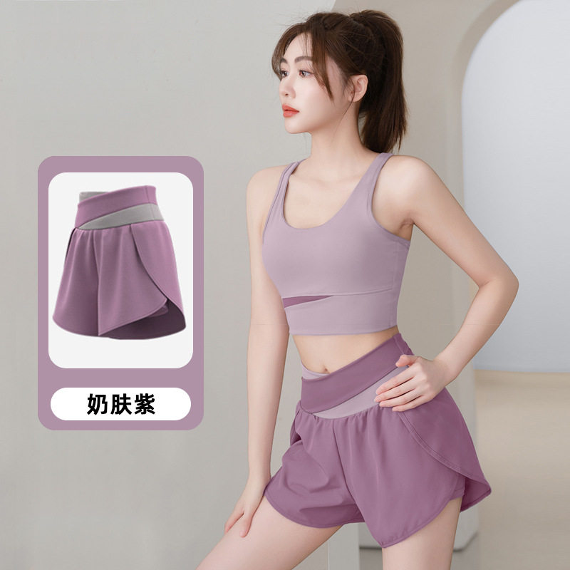 2026年春季运动裤运动短裤女速干瑜伽裤高腰跑步健身裤口袋设计