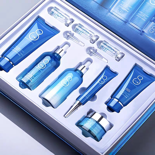 八杯水九件套官方旗舰店8杯水化妆品全套护肤品套装补水保湿正品