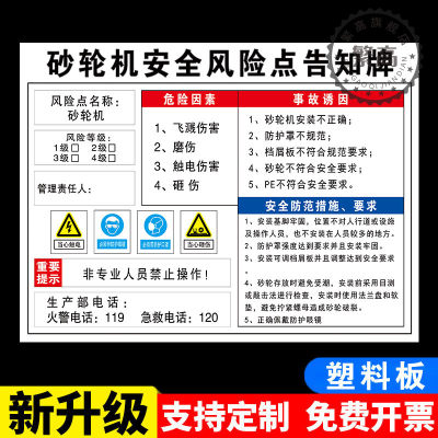 砂轮机安全风险点告知岗位