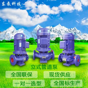 IRG管道加压泵 山东东泵 立式 循环泵ISG 厂家直销管道泵