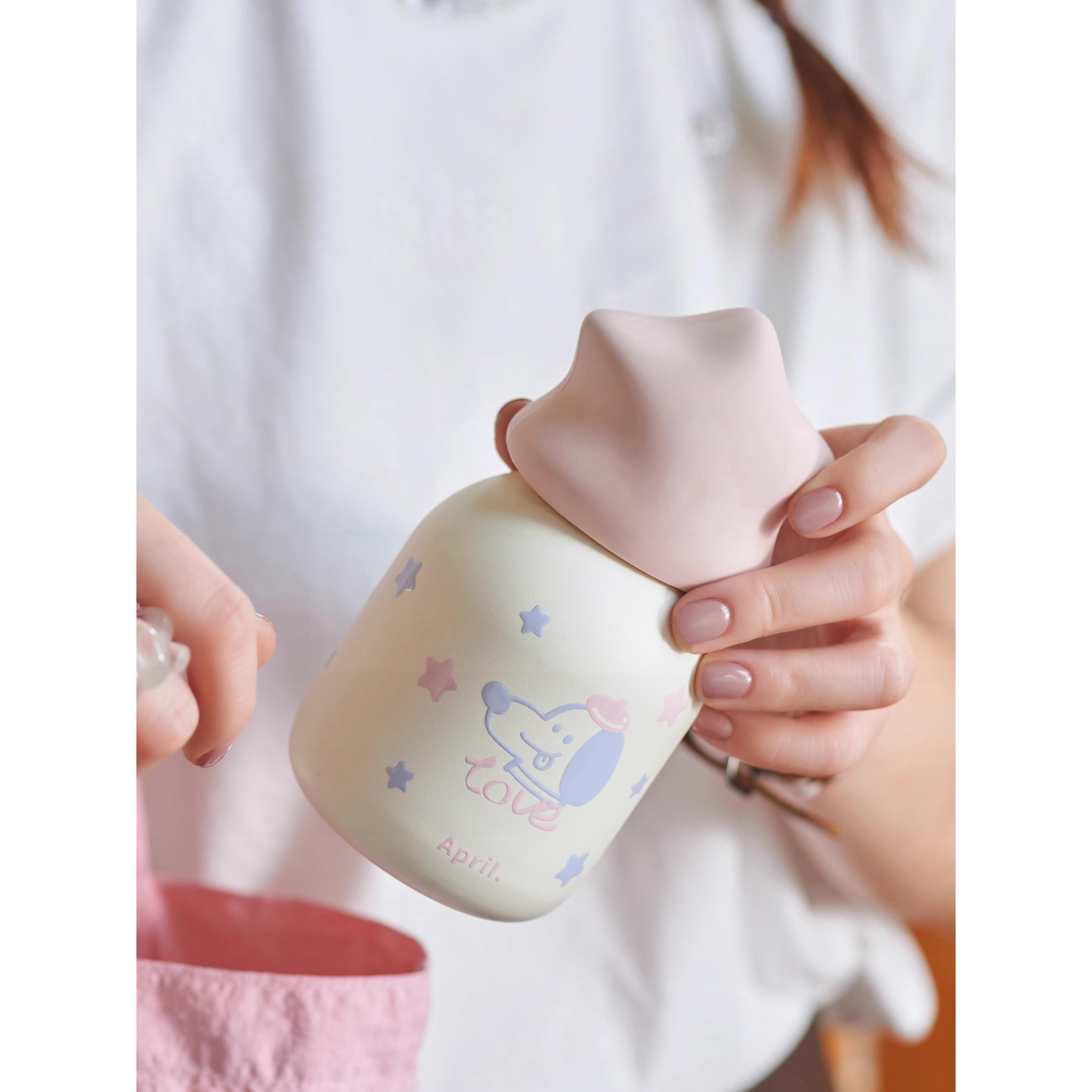 女生2025新款水杯子女士保温杯吸管高颜值小巧便携巨好看的咖啡