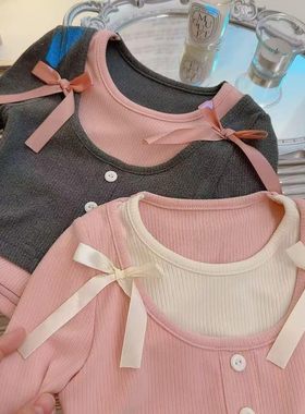 2025春季新款女童甜美打底衫