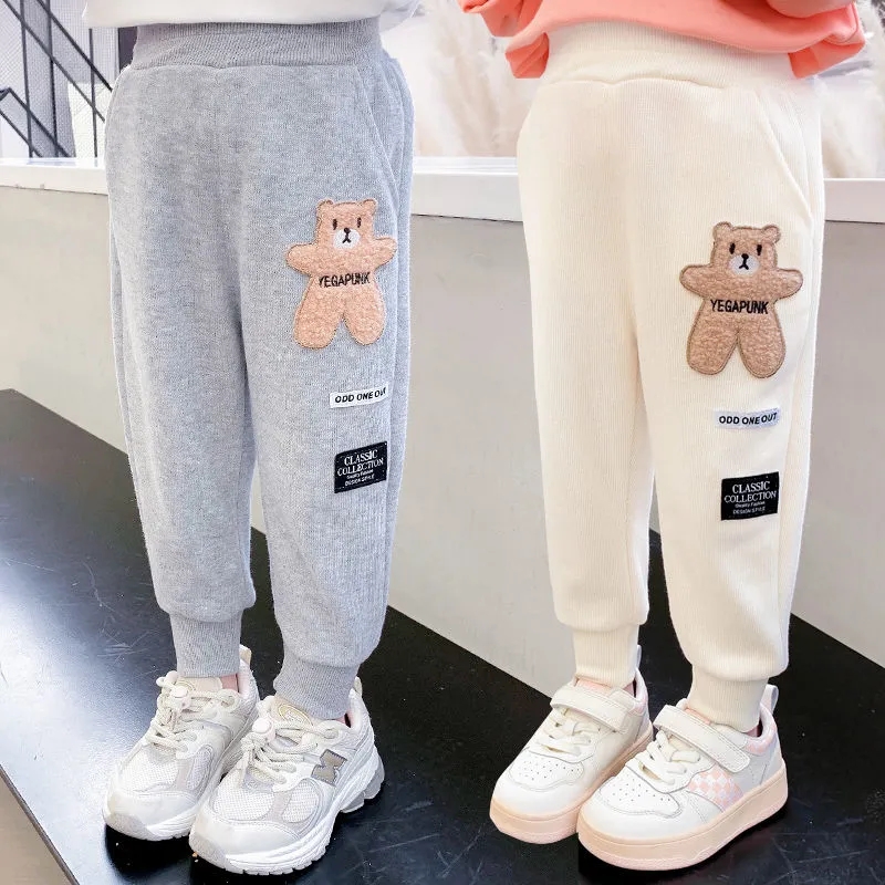 长裤子纯棉休闲裤公仔