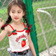 女童背心纯带夏装 潮 上衣洋气夏季 儿童吊带2024新款 洋气女孩无袖
