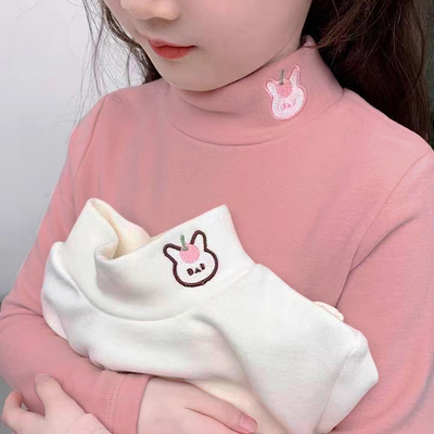 高领韩版长袖加厚绣花