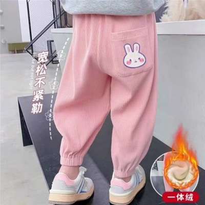 长裤子纯棉裤子绣花厂