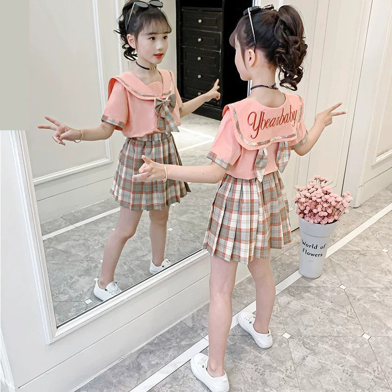 专柜正品女童装连衣裙小学生