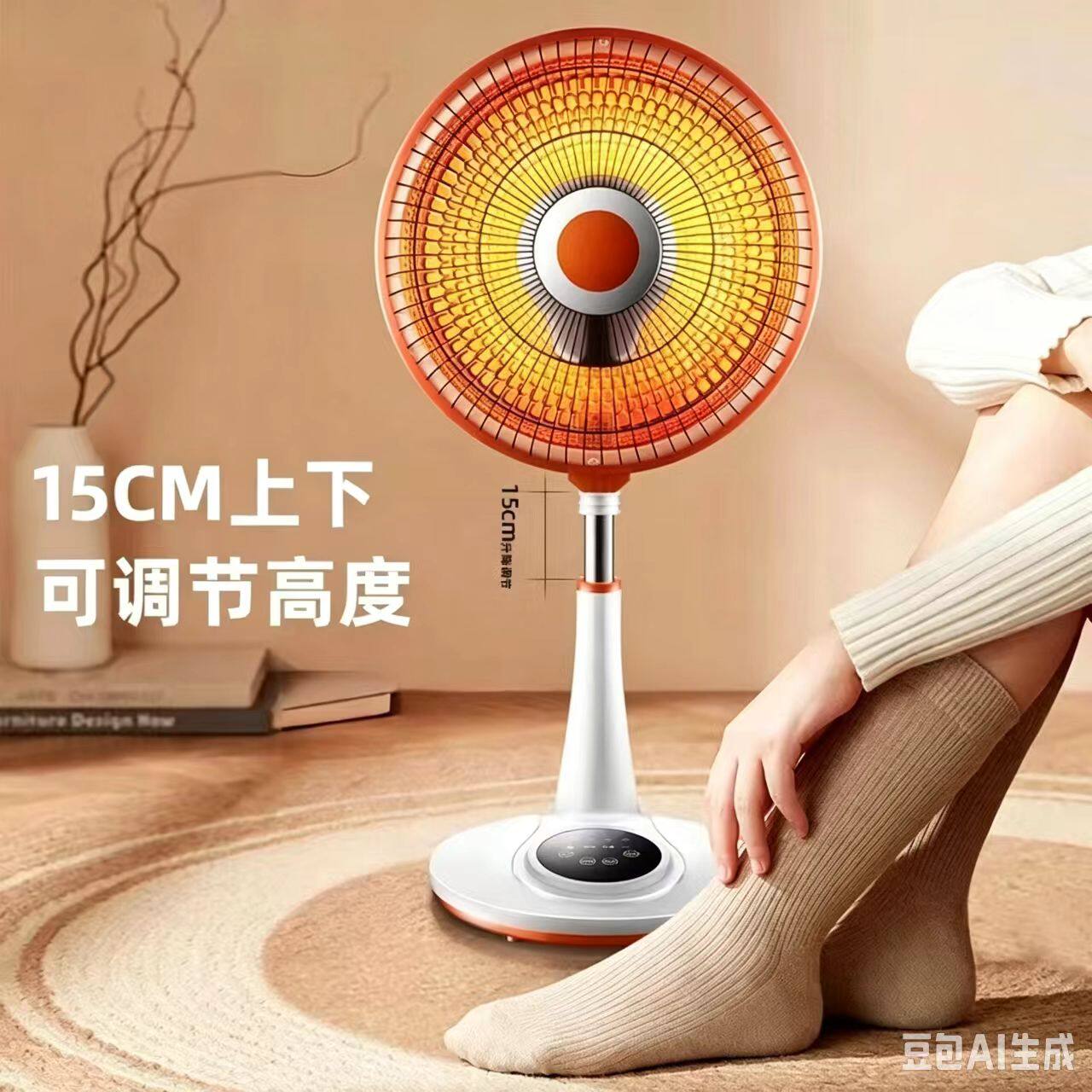 桌面烤火炉家用小太阳取暖器