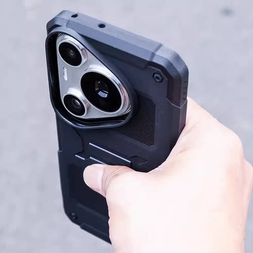 肥熊战术通勤适用于华为Pura70/Pro/+/P70防摔手机壳手机套户外保护壳军事机能风加厚外套保护套