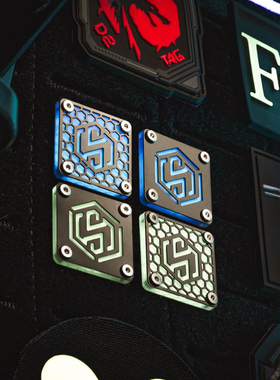 HIGHGROUND制高点钛合金DLC工艺夜光士气章