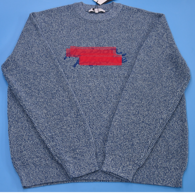 thumbnail for Unisex crewneck knitted sweater pullover