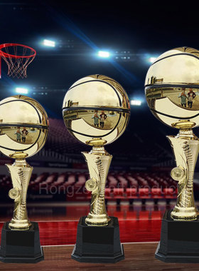 篮球奖杯定制 冠军比赛MVP销售创意NBA奖杯世界杯超大号 足球奖杯